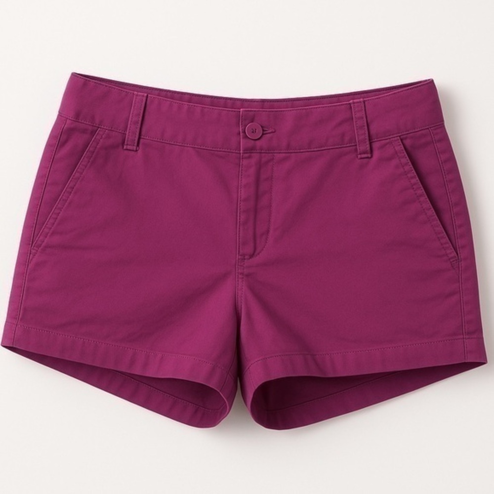 J. crew magenta chino shorts